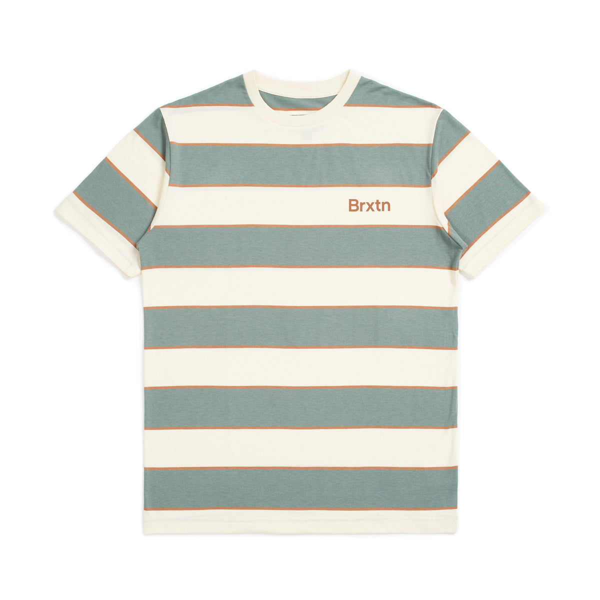 HILT PRINT S/S KNIT - DOVE/CYPRESS