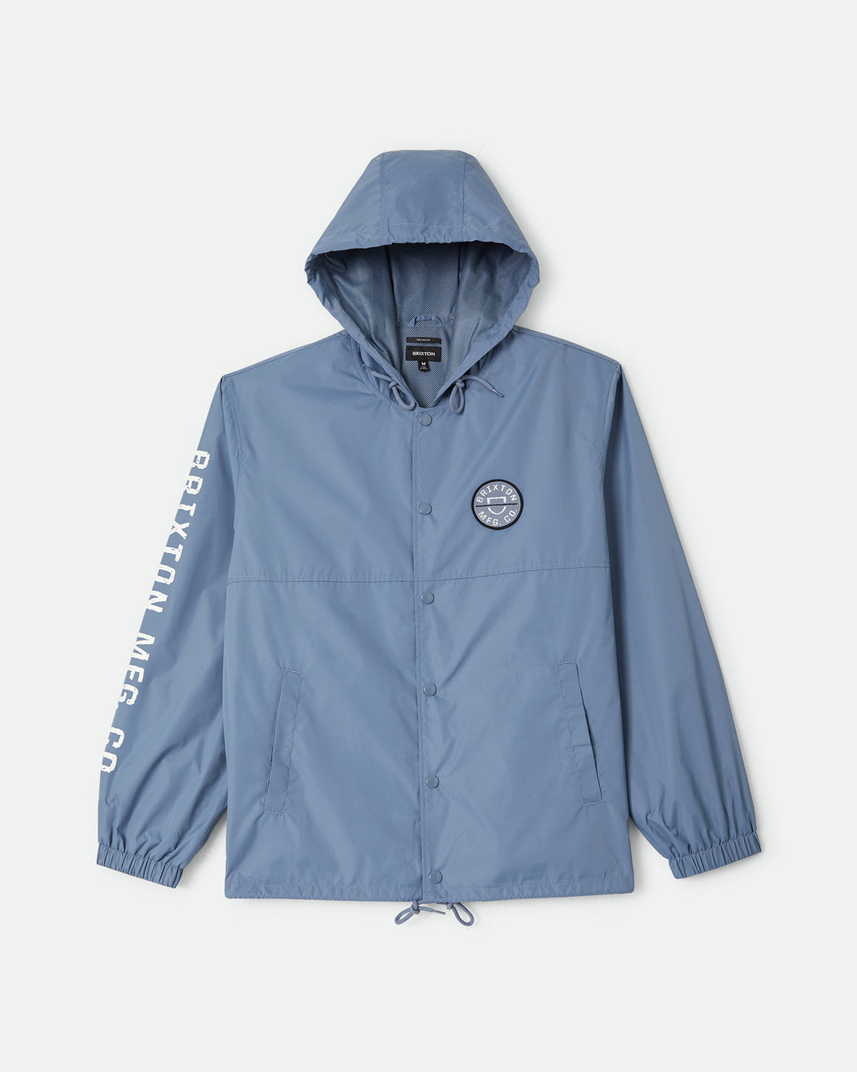 HOODED CLAXTON LW JACKET - SLATE BLUE