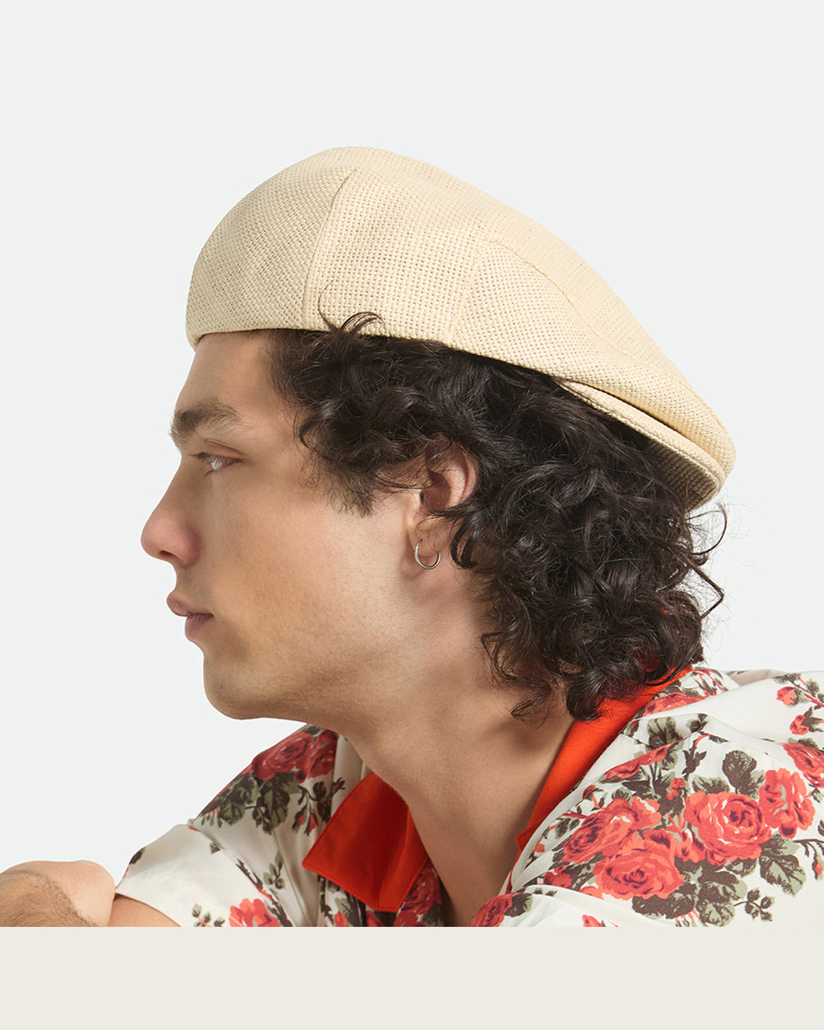 HOOLIGAN LW SNAP CAP - NATURAL STRAW