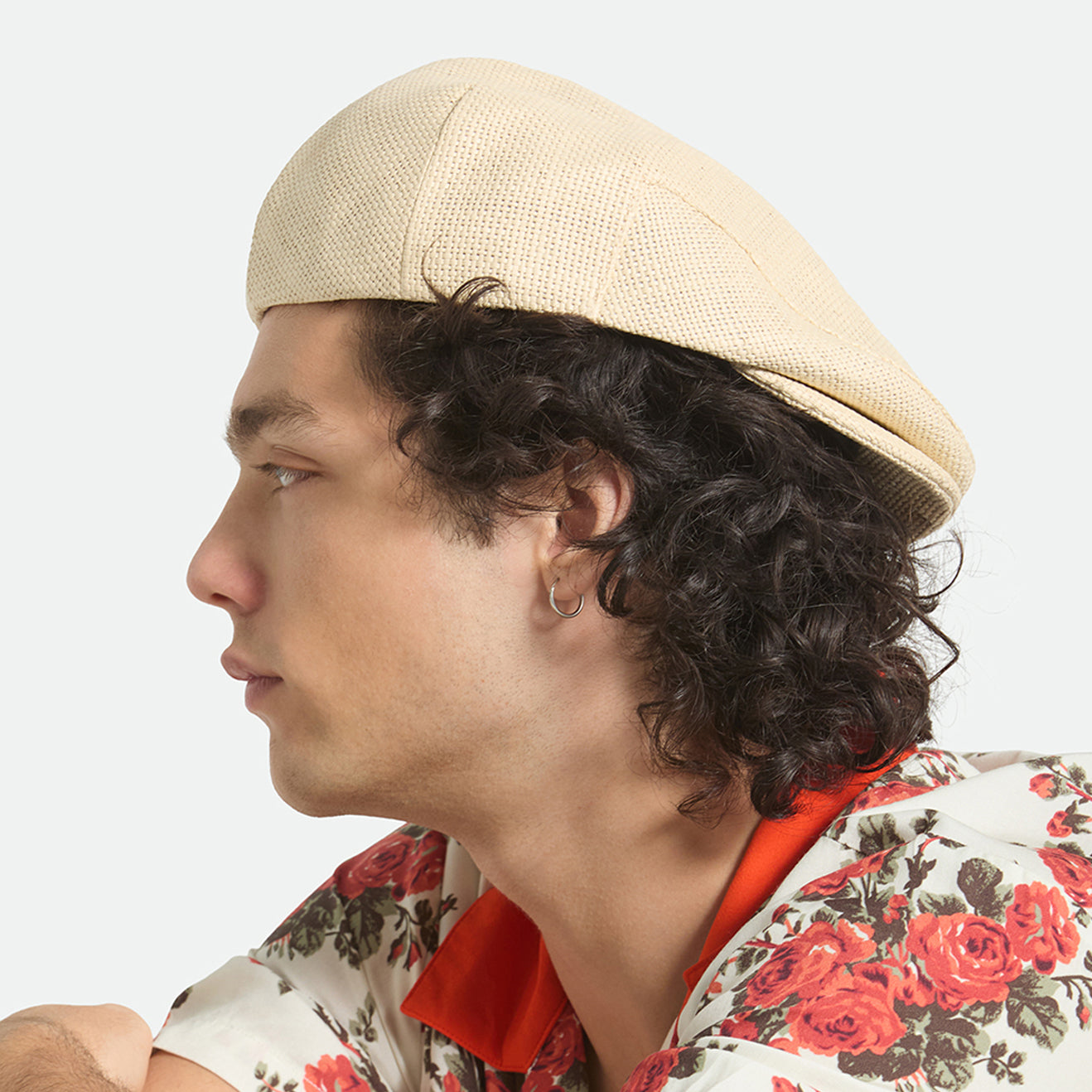 HOOLIGAN LW SNAP CAP - NATURAL STRAW