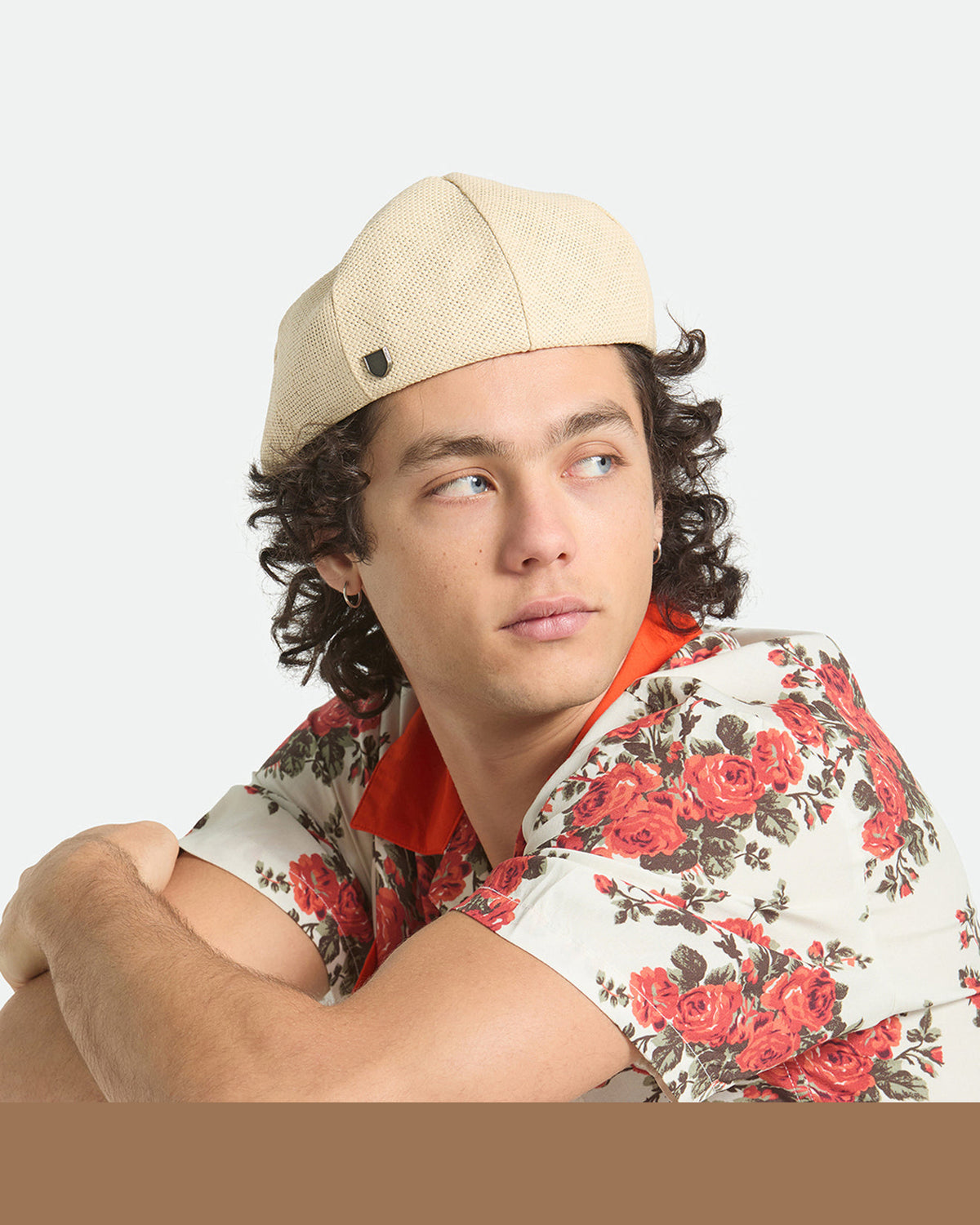 HOOLIGAN LW SNAP CAP - NATURAL STRAW