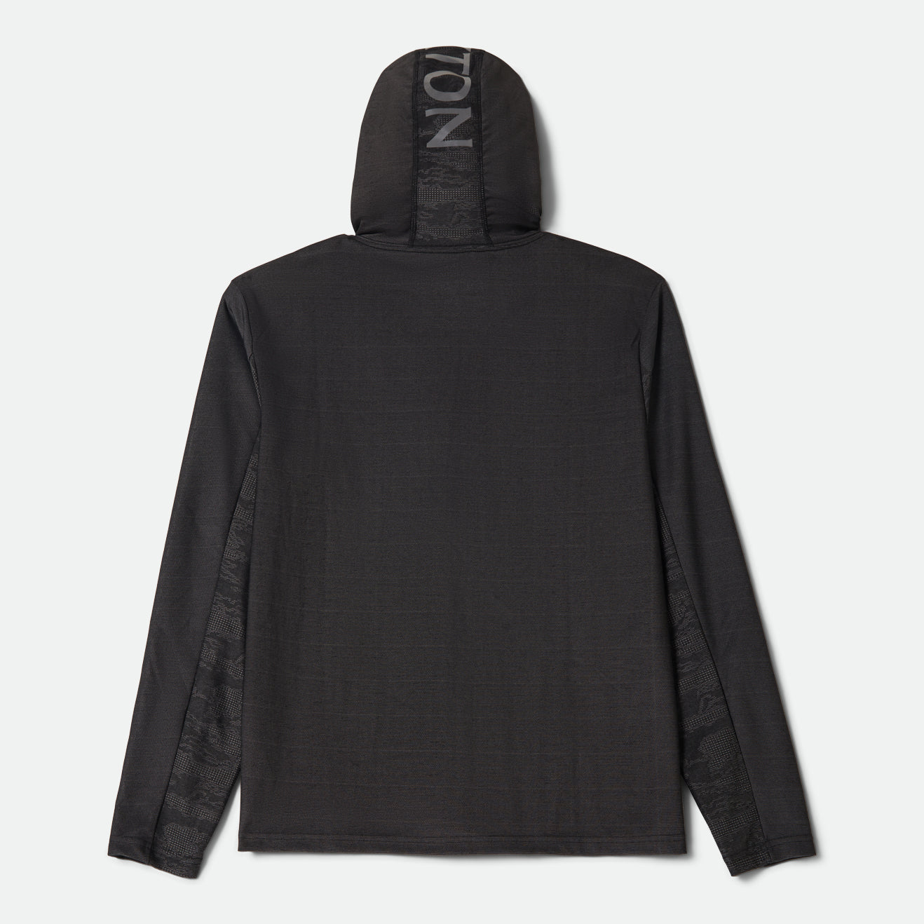 JOURNEY L/S SUN HOODIE - BLACK