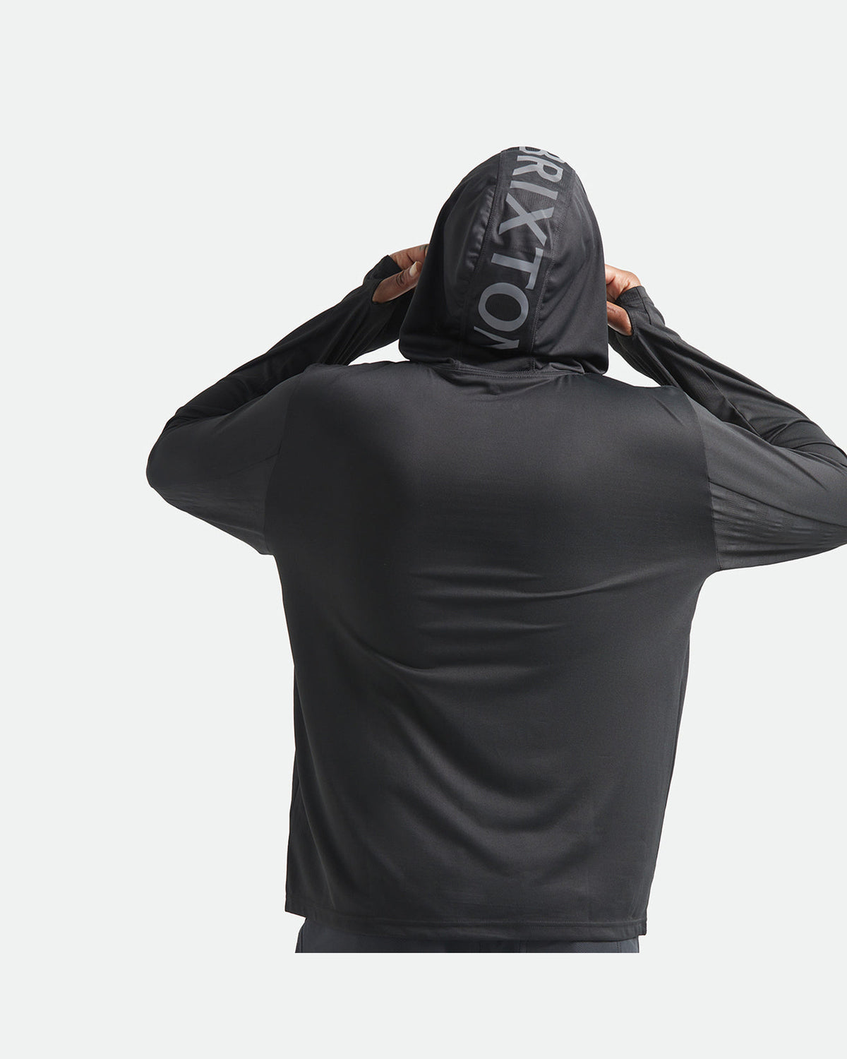 JOURNEY L/S SUN HOODIE - BLACK