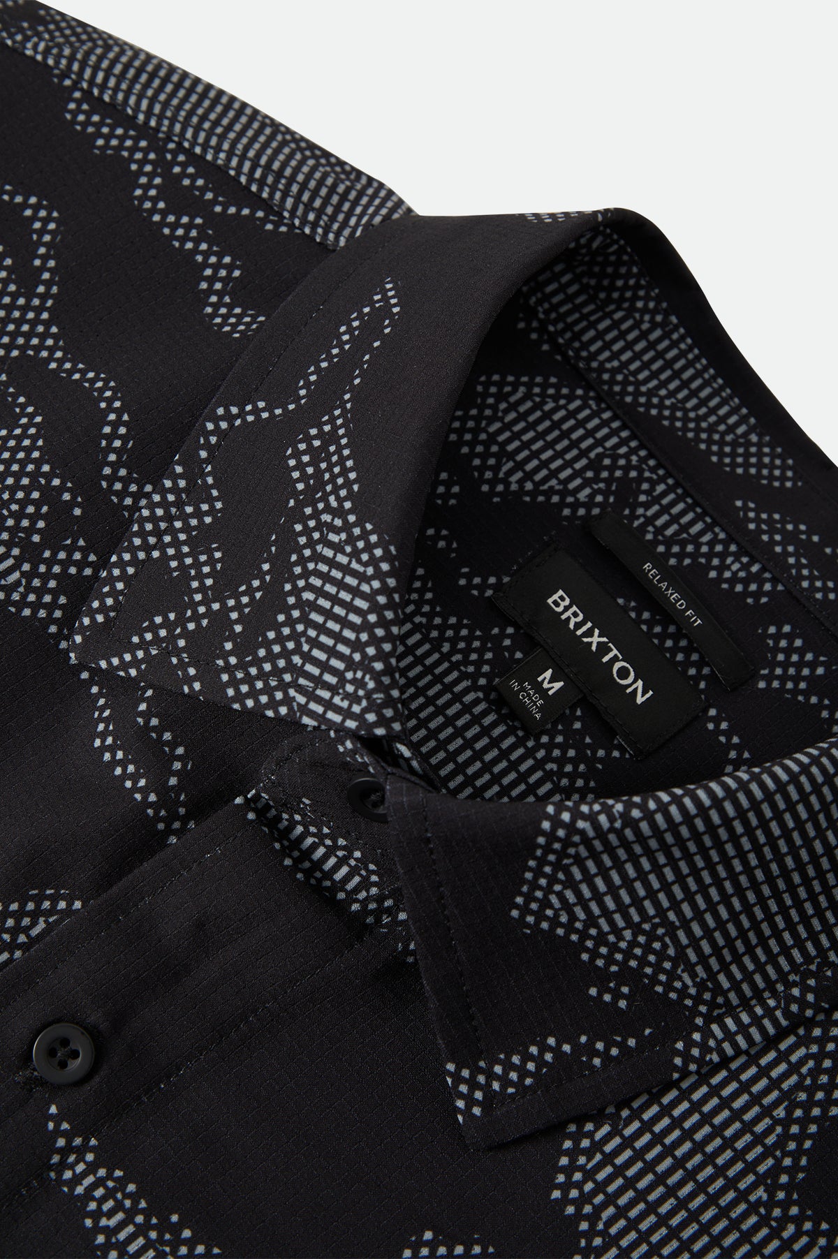 JOURNEY LW L/S WVN - BLACK CAMO