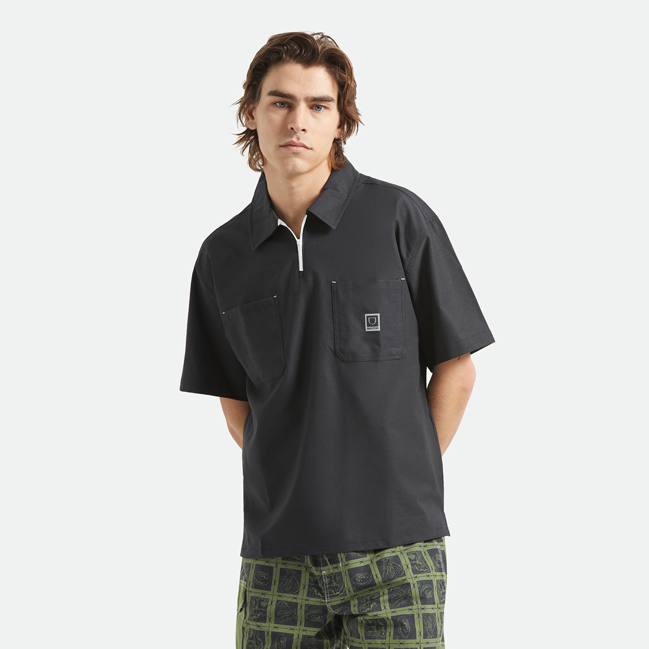 JOURNEY LW S/S WVN - BLACK