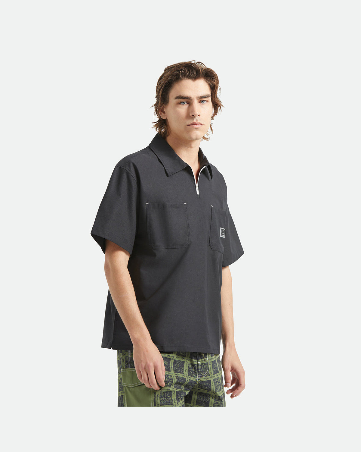 JOURNEY LW S/S WVN - BLACK