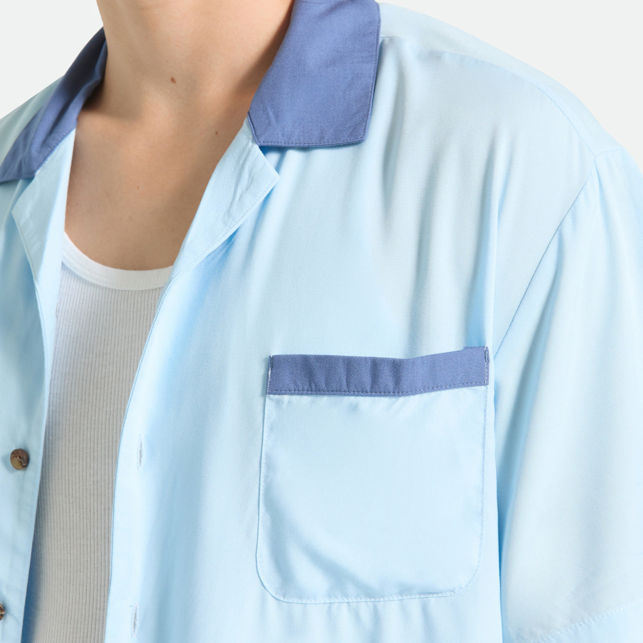 LAFAYETTE S/S WVN - BLUE AURA