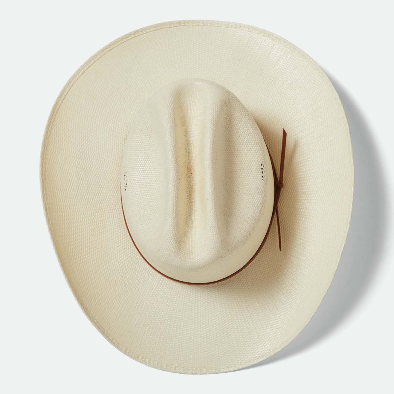 LAREDO STRAW COWBOY HAT - BONE