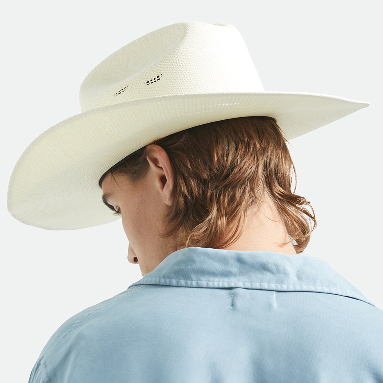 LAREDO STRAW COWBOY HAT - BONE