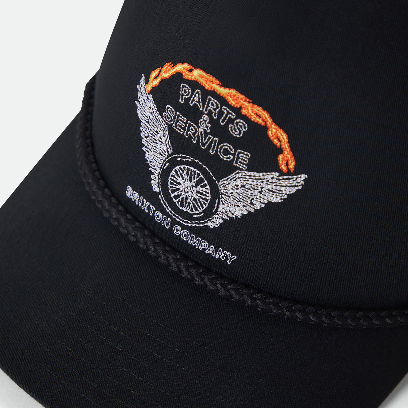 LEEWAY MP TRUCKER HAT - BLACK/BLACK