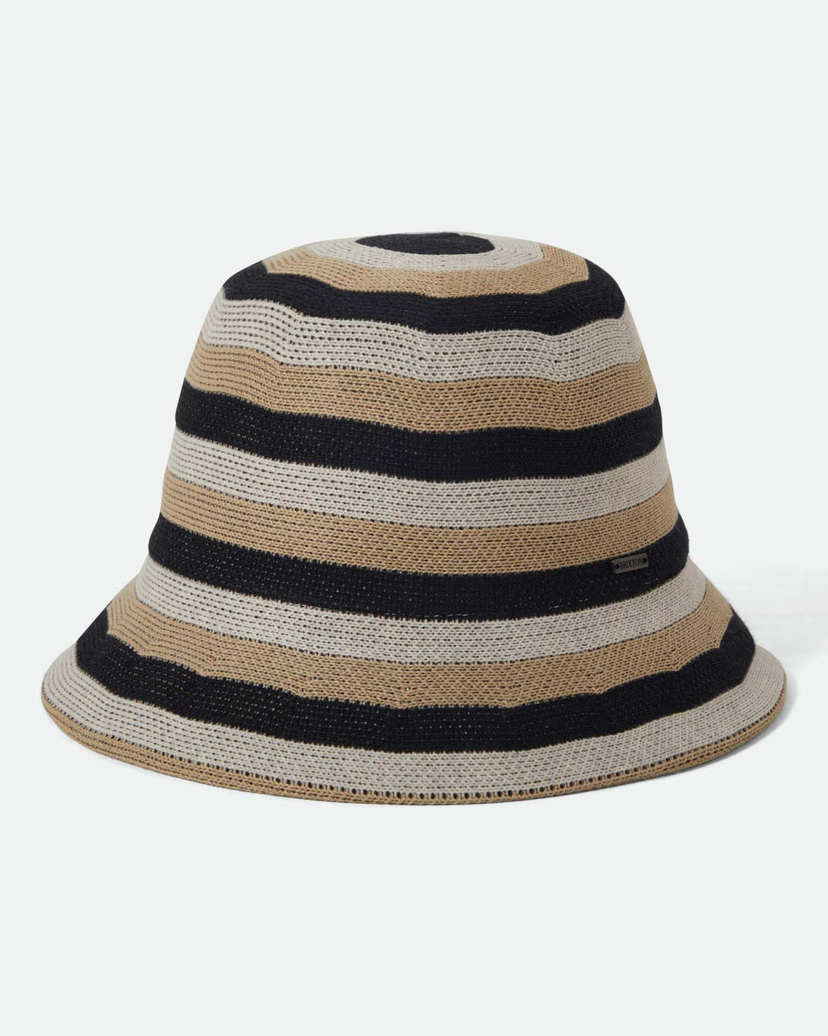 LISBOA KNIT PACKABLE BUCKET HA - BLACK/SAND/WHITECAP