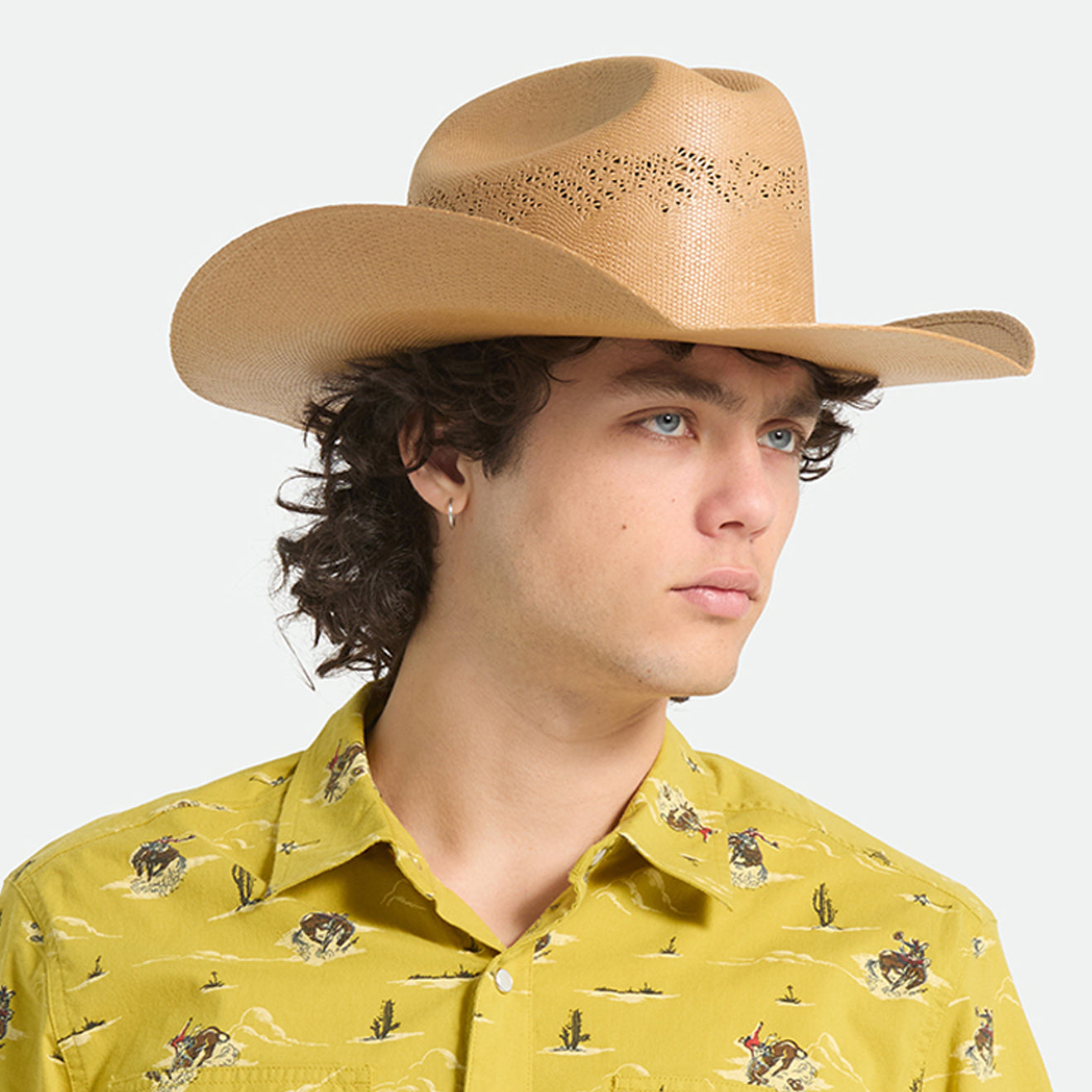 LONE STAR X BRIXTON S/S WVN - TEXAS GOLD