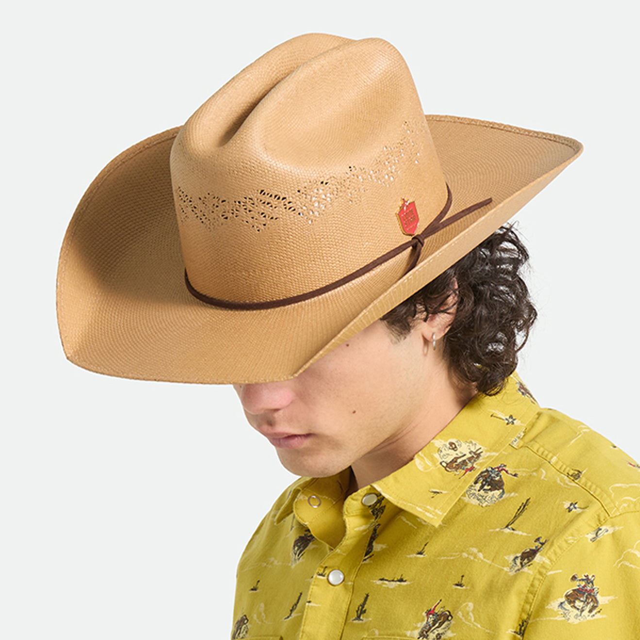 LONE STAR X BRIXTON S/S WVN - TEXAS GOLD