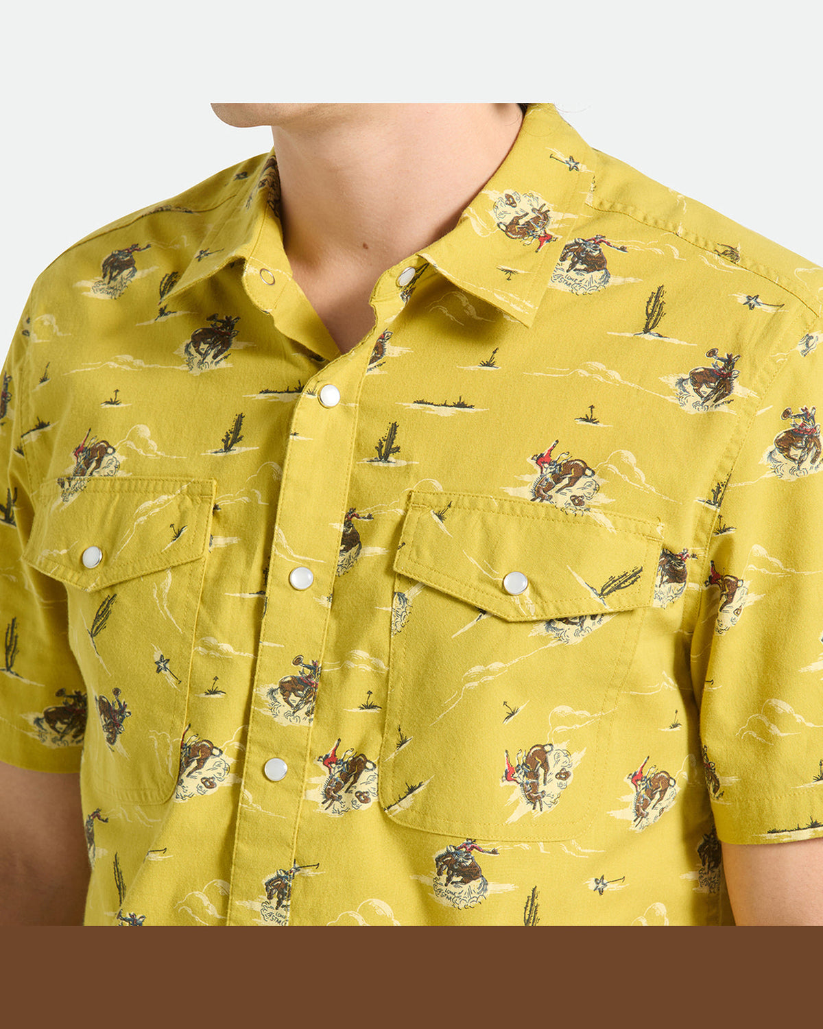 LONE STAR X BRIXTON S/S WVN - TEXAS GOLD