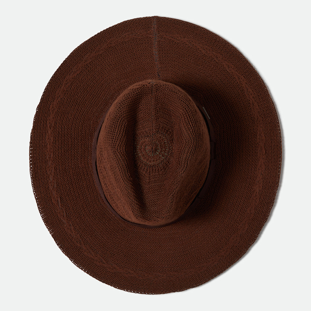 LYONS KNIT PATTERN PACKABLE HAT - COFFEE/COFFEE