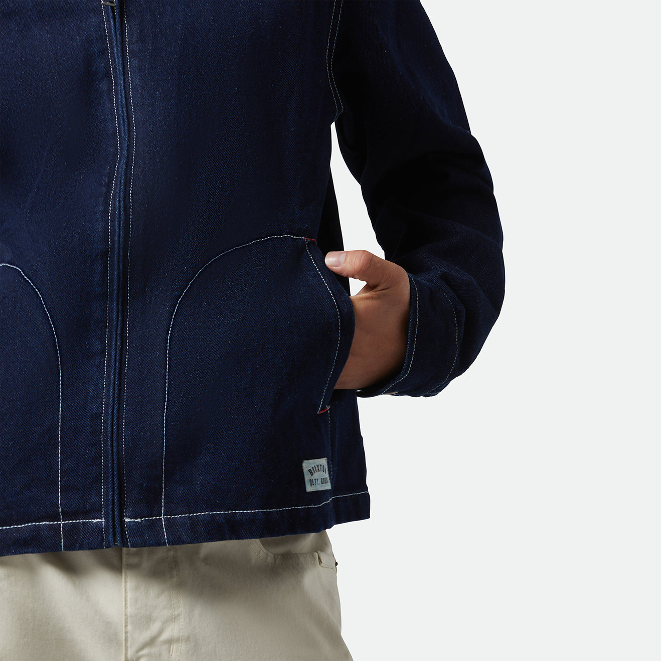 MECHANIC GARAGE ZIP JKT - RINSE DENIM