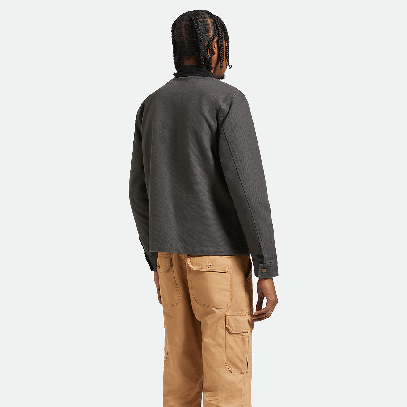 MECHANIC GARAGE ZIP JKT-WASHED BLACK
