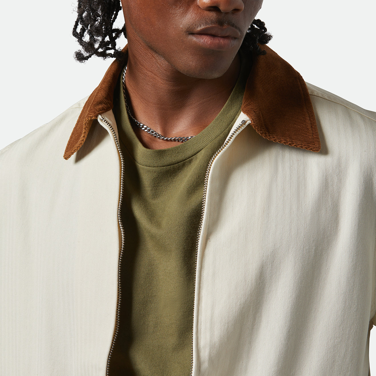 MECHANIC GARAGE ZIP JKT - WHITECAP