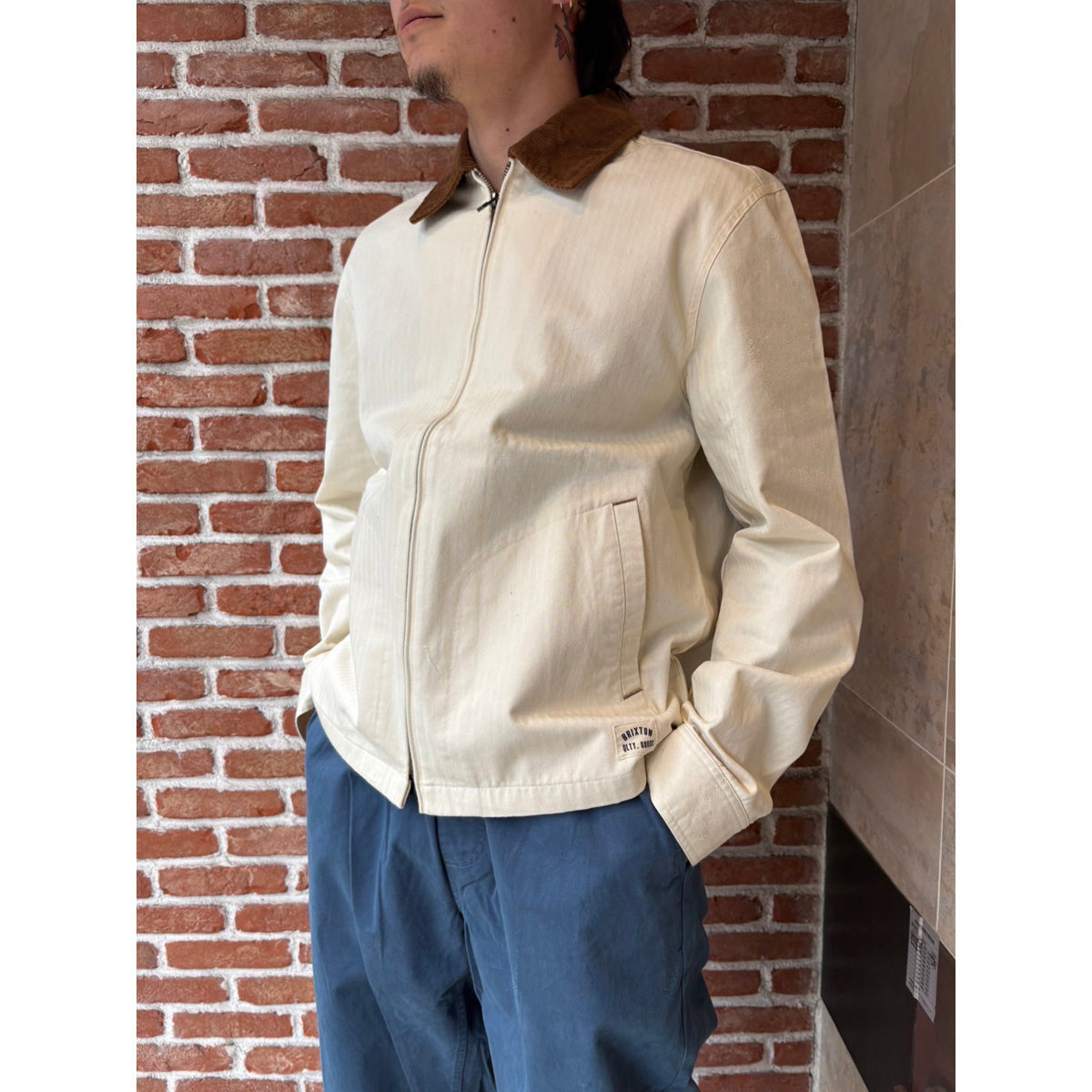 MECHANIC GARAGE ZIP JKT - WHITECAP