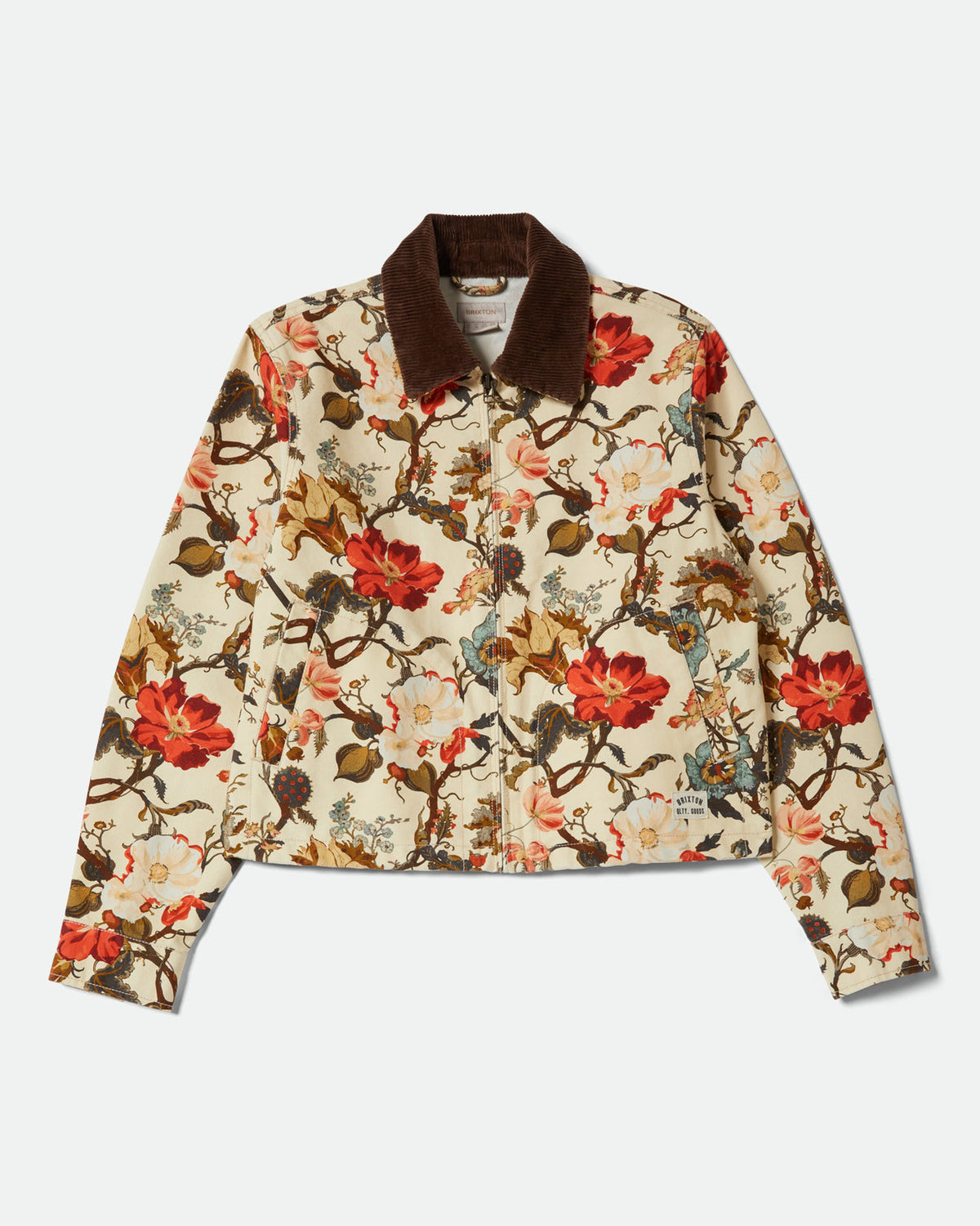 MECHANICS W GARAGE ZIP JACKET - BOTANICAL FLORAL