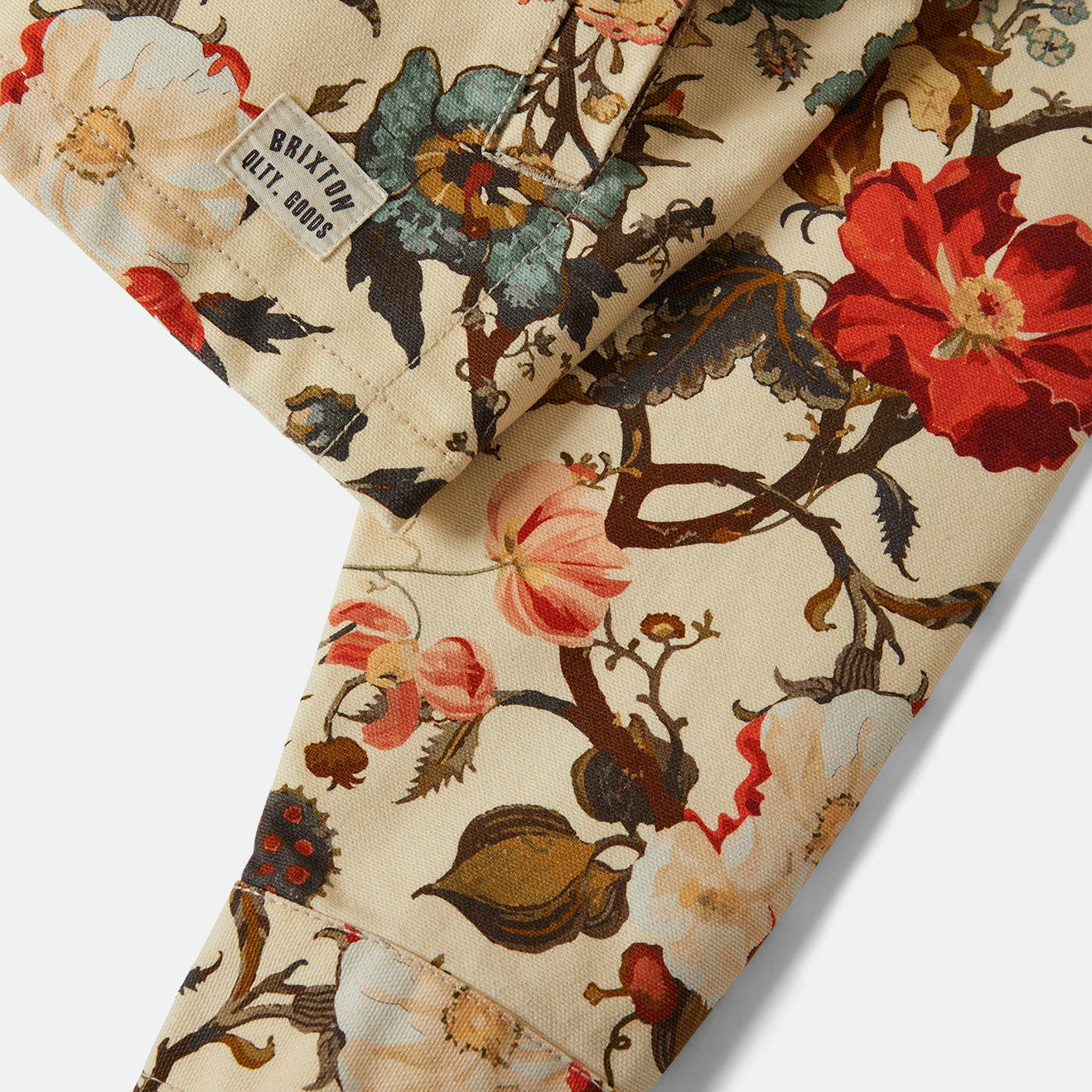 MECHANICS W GARAGE ZIP JACKET - BOTANICAL FLORAL