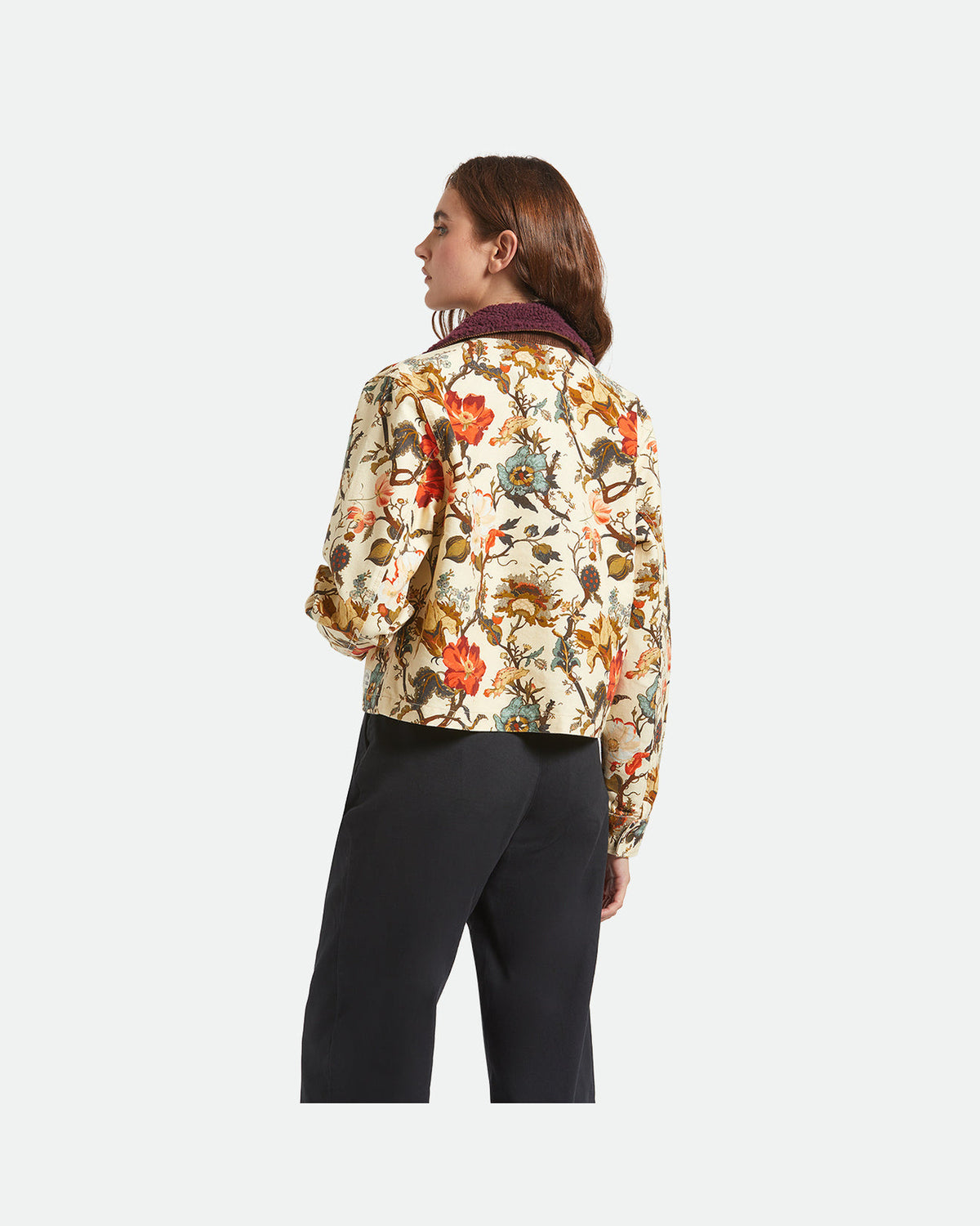 MECHANICS W GARAGE ZIP JACKET - BOTANICAL FLORAL