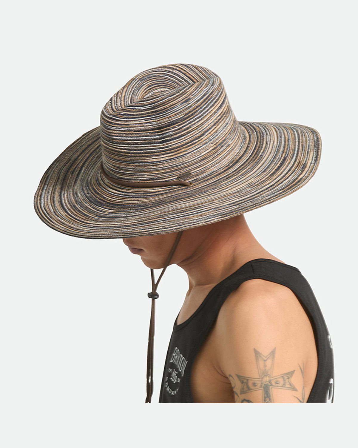 MITCH PACKABLE SUN HAT - BROWN