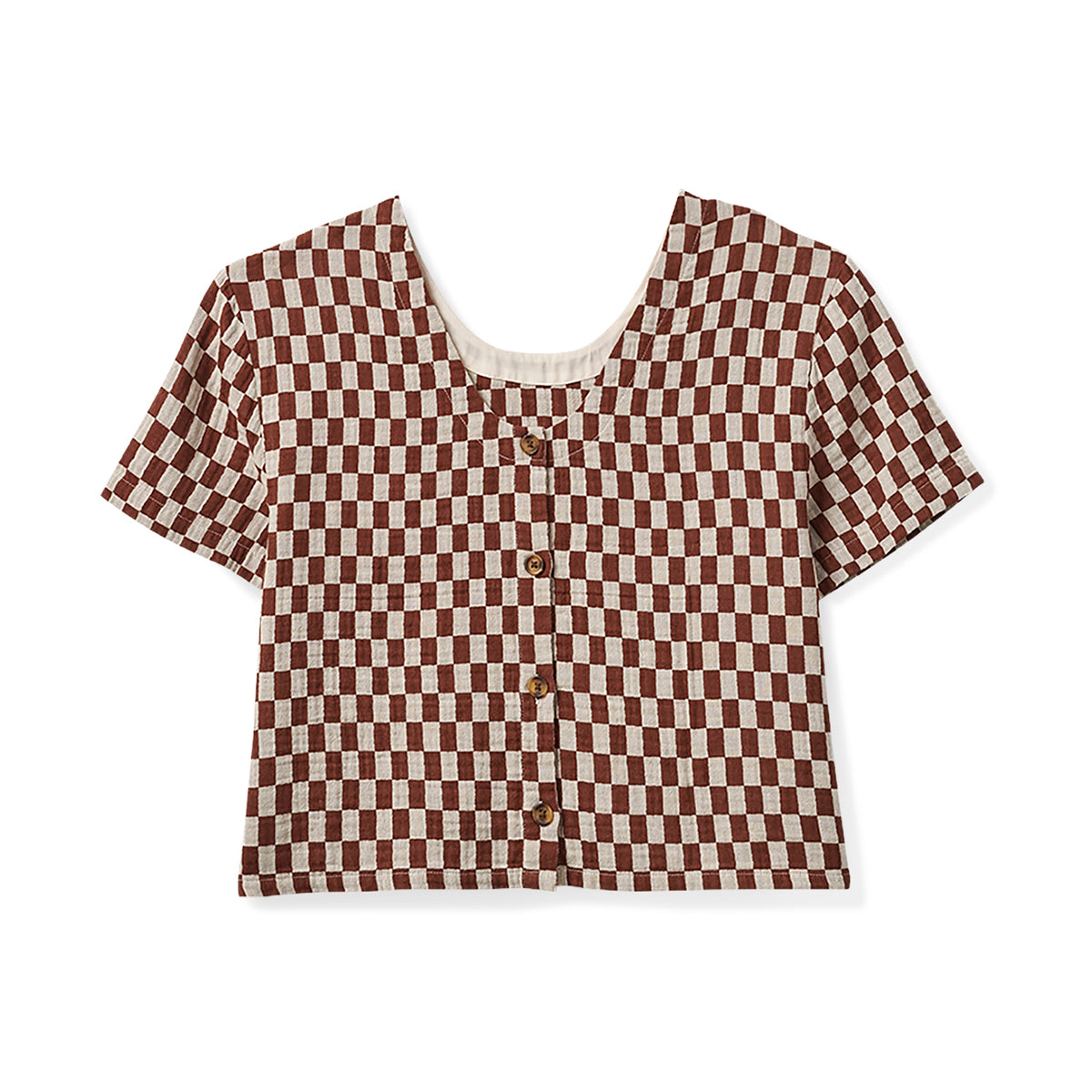 MYKONOS SMALL CHECK S/S WVN