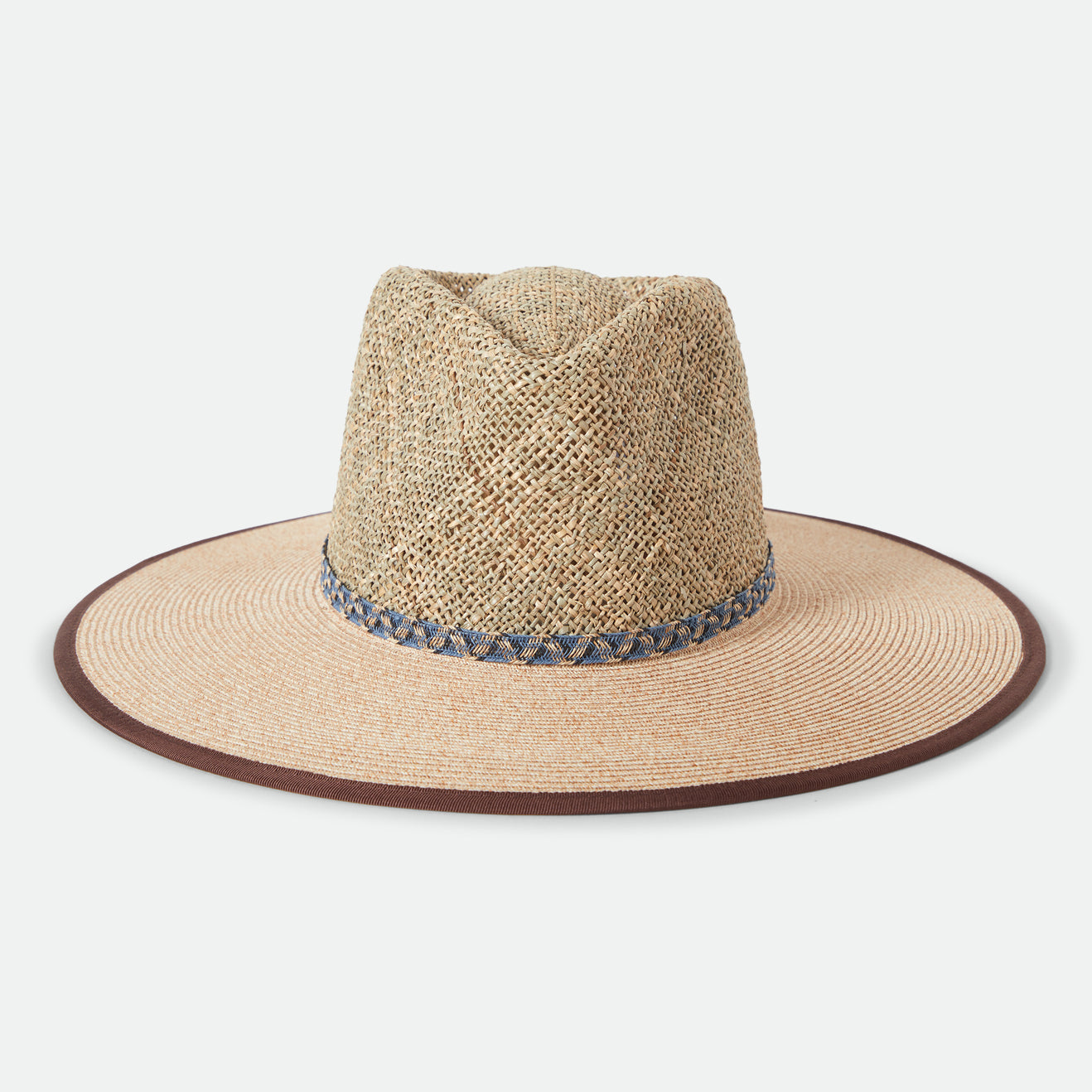 NOVA SEAGRASS STRAW HAT - NATURAL/BLACK