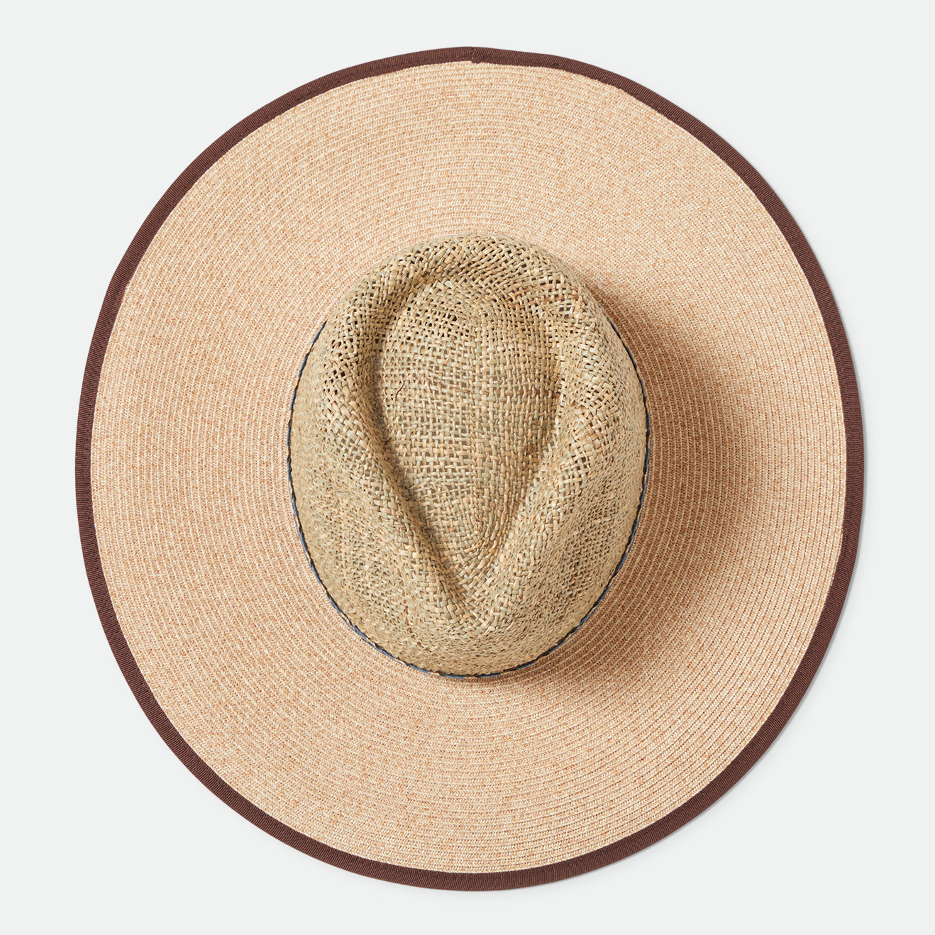 NOVA SEAGRASS STRAW HAT - NATURAL/BLACK