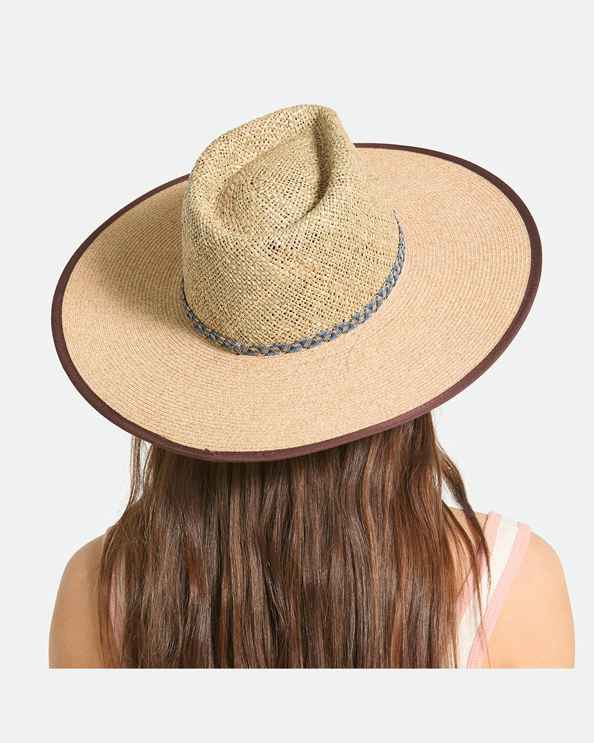 NOVA SEAGRASS STRAW HAT - NATURAL/BLACK