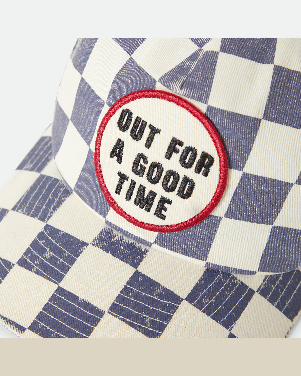 OUT FOR A GOOD TIME LP ADJ - NAVY GINGHAM