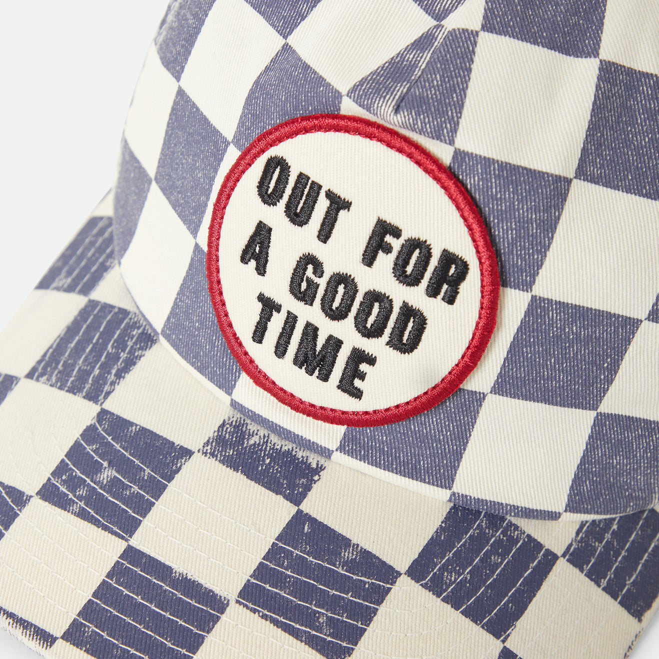 OUT FOR A GOOD TIME LP ADJ - NAVY GINGHAM