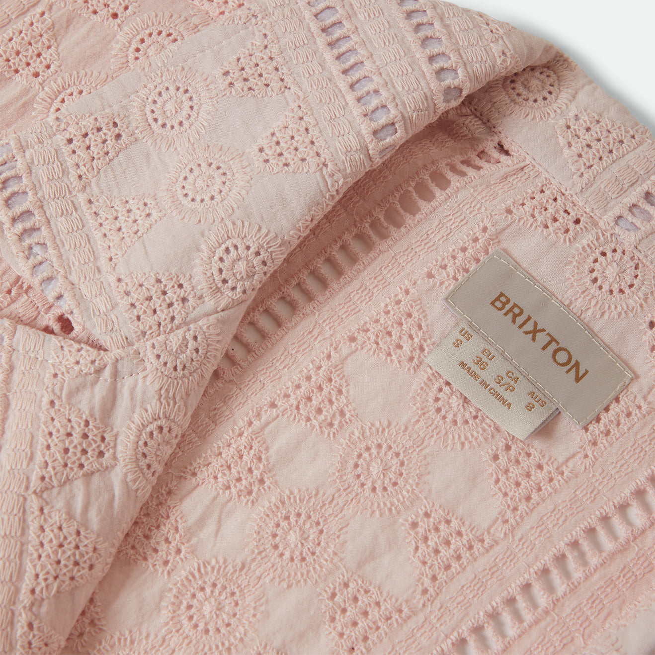 PARADISE LOUNGE S/S WOVEN - CHALK PINK