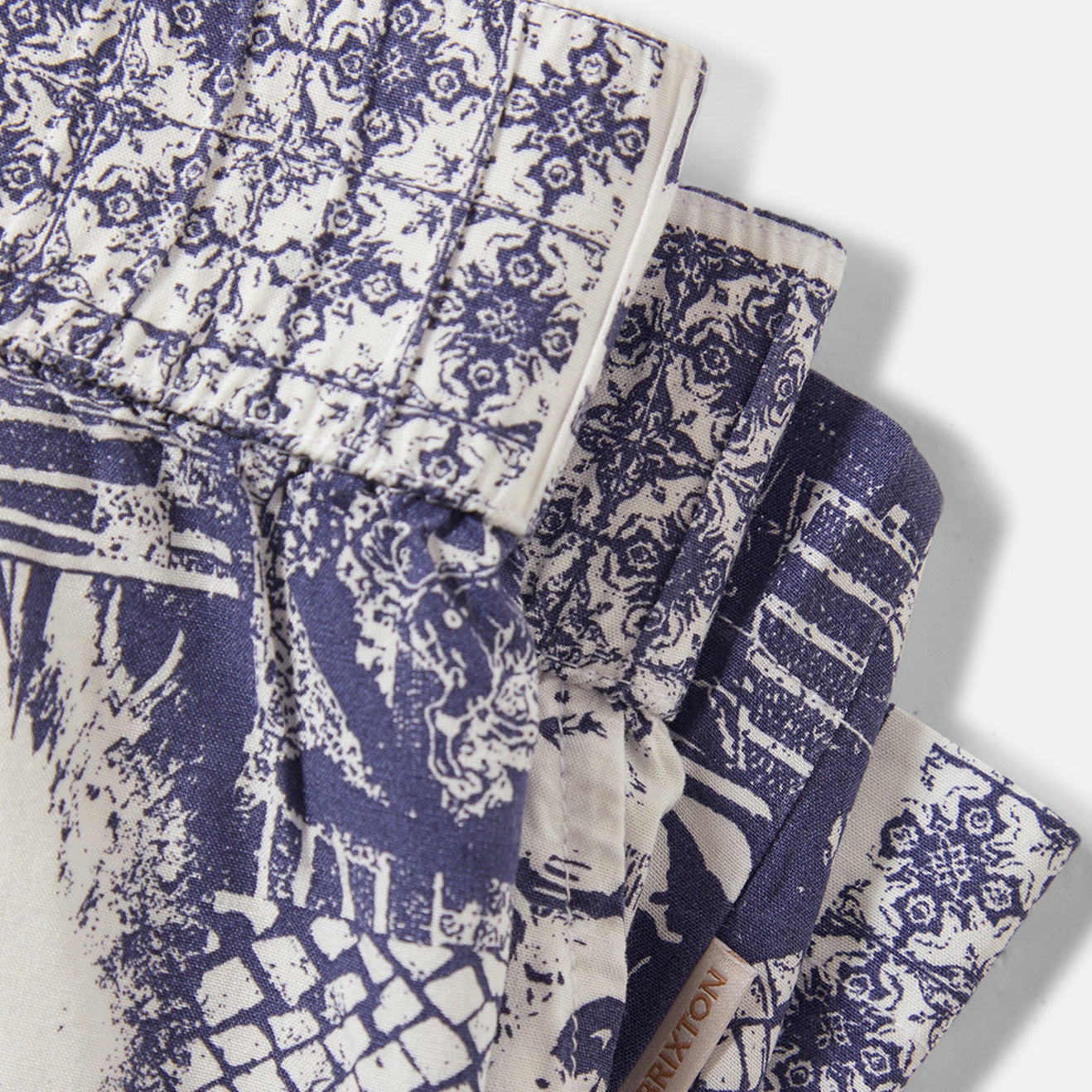 POST PLAYA E-WAIST SHORT - NAVY/WHITE COLLAGE