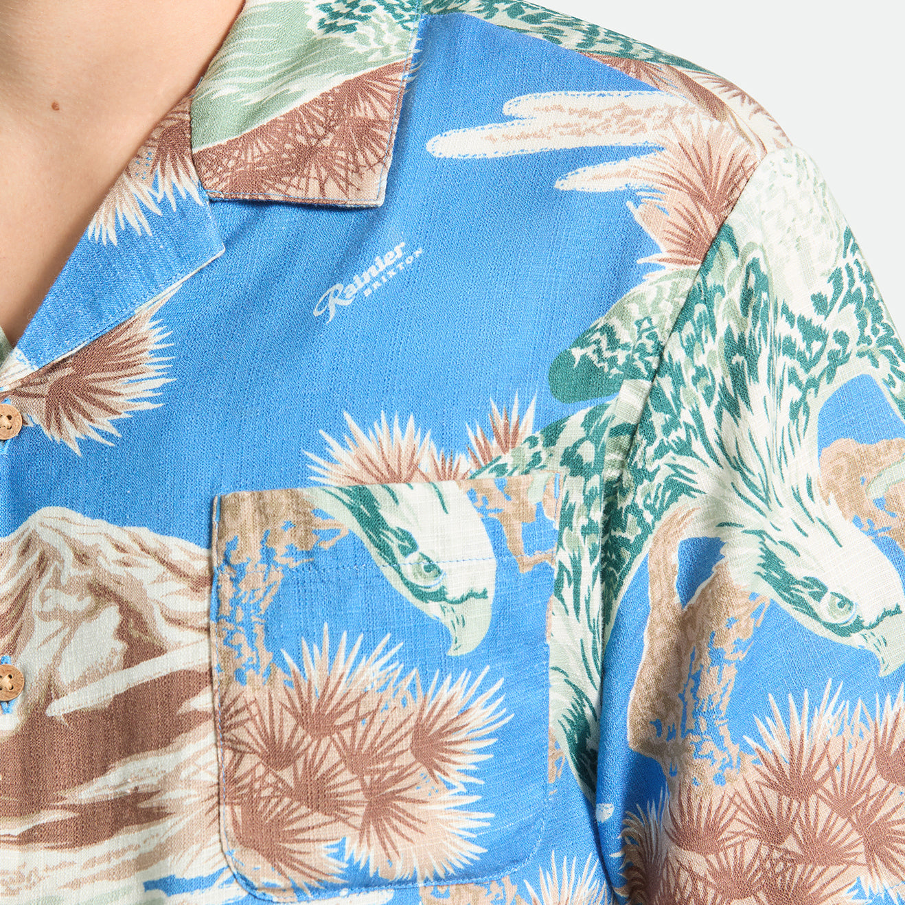 RAINIER X BRIXTON S/S WVN - BLUE SKY