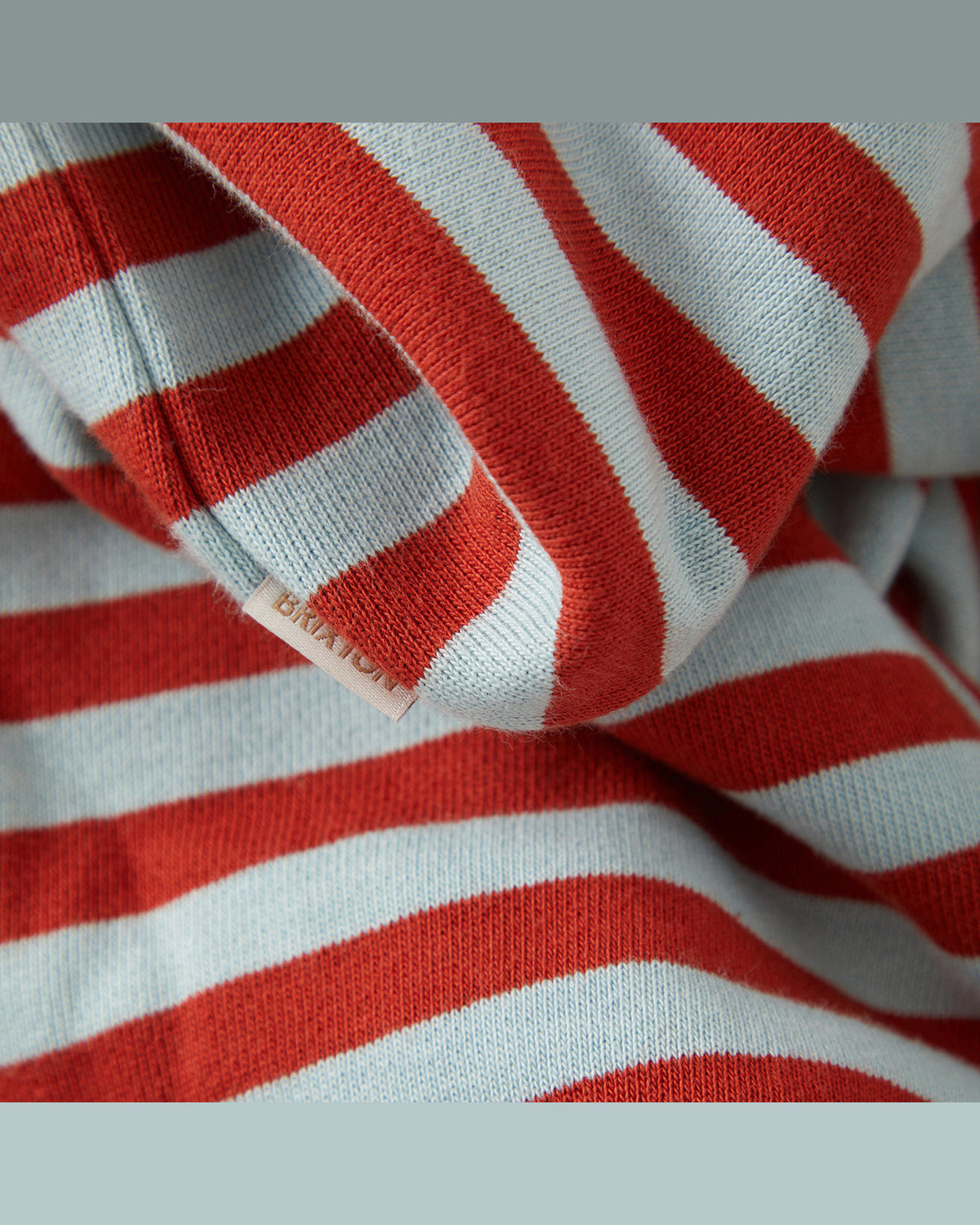 RETRO LONG SLEEVE CREW - SEA GRASS/RUST