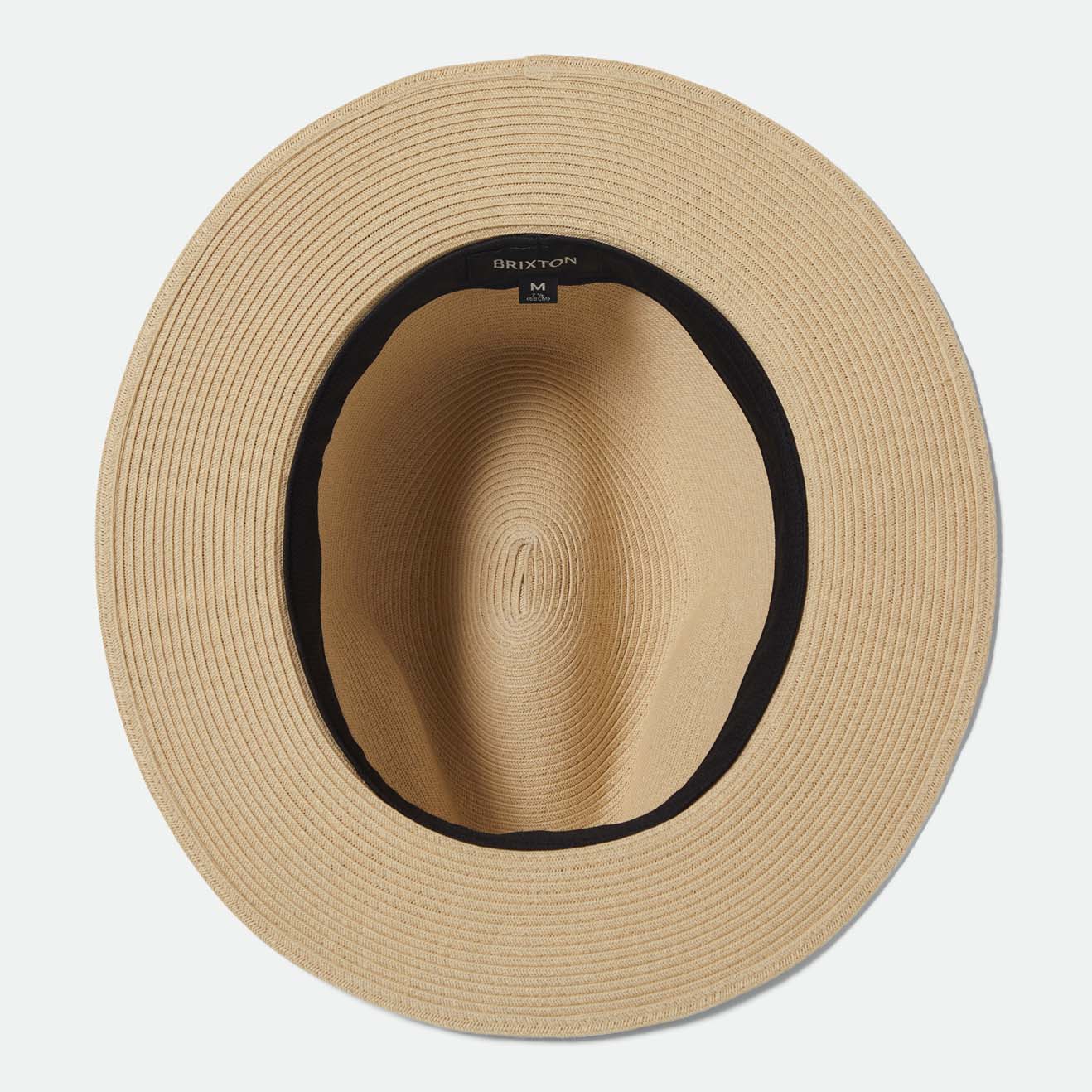 ROMA STRAW PACKABLE FEDORA - NATURAL/BRONZE