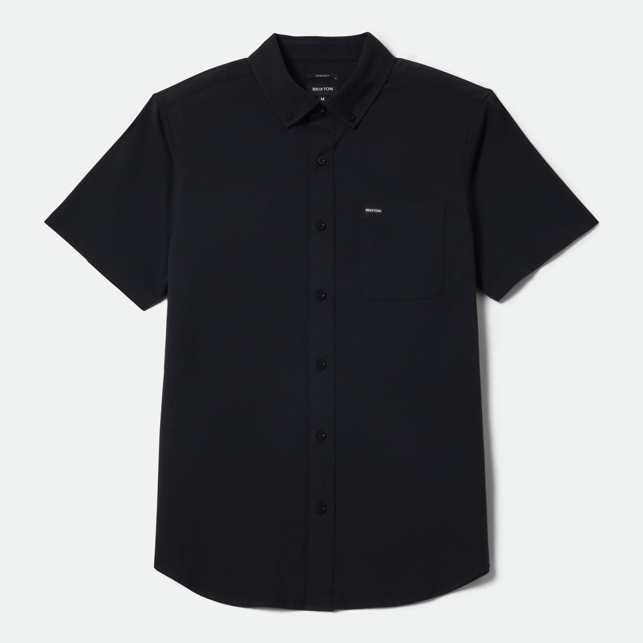 SANFORD OXFORD S/S WVN - BLACK