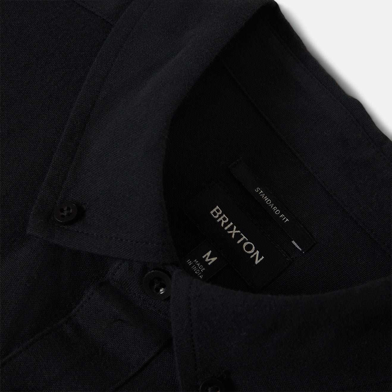 SANFORD OXFORD S/S WVN - BLACK