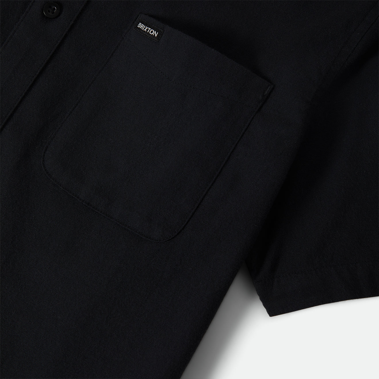 SANFORD OXFORD S/S WVN - BLACK