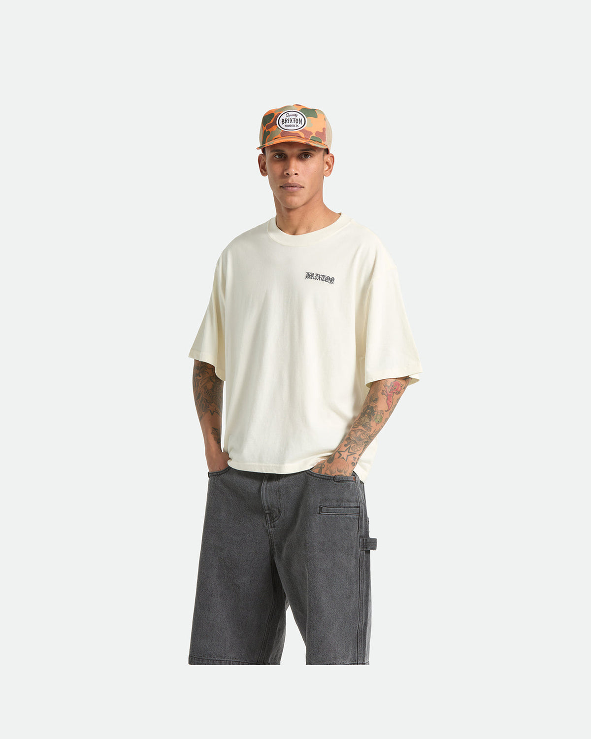 SERRANO S/S BOXED CROP - CREAM