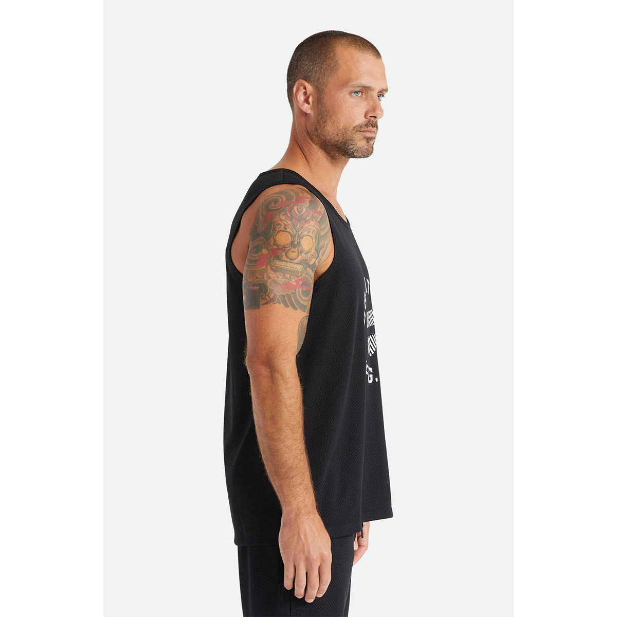 SHIELD CREST TANK-BLACK