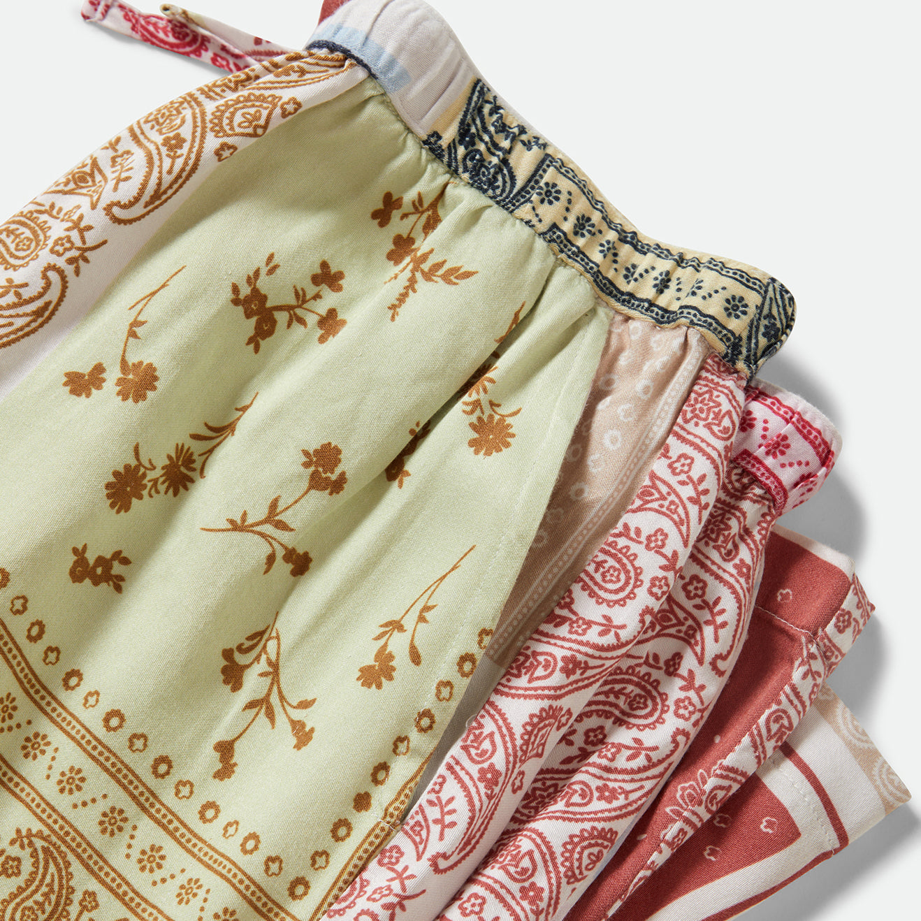 SILKY HUDSON LOUNGE PANT-MULTI COLOR BANDANA