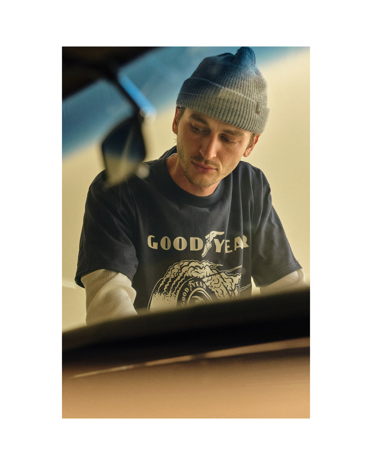 GOODYEAR CHEATER SLICK S/S STD - NAVY