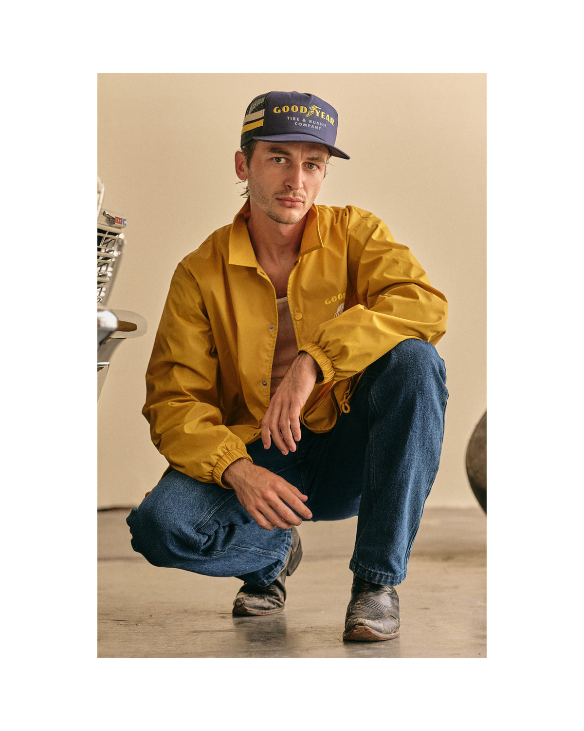 GOODYEAR SLICK WIND BREAKER - NUGGET GOLD