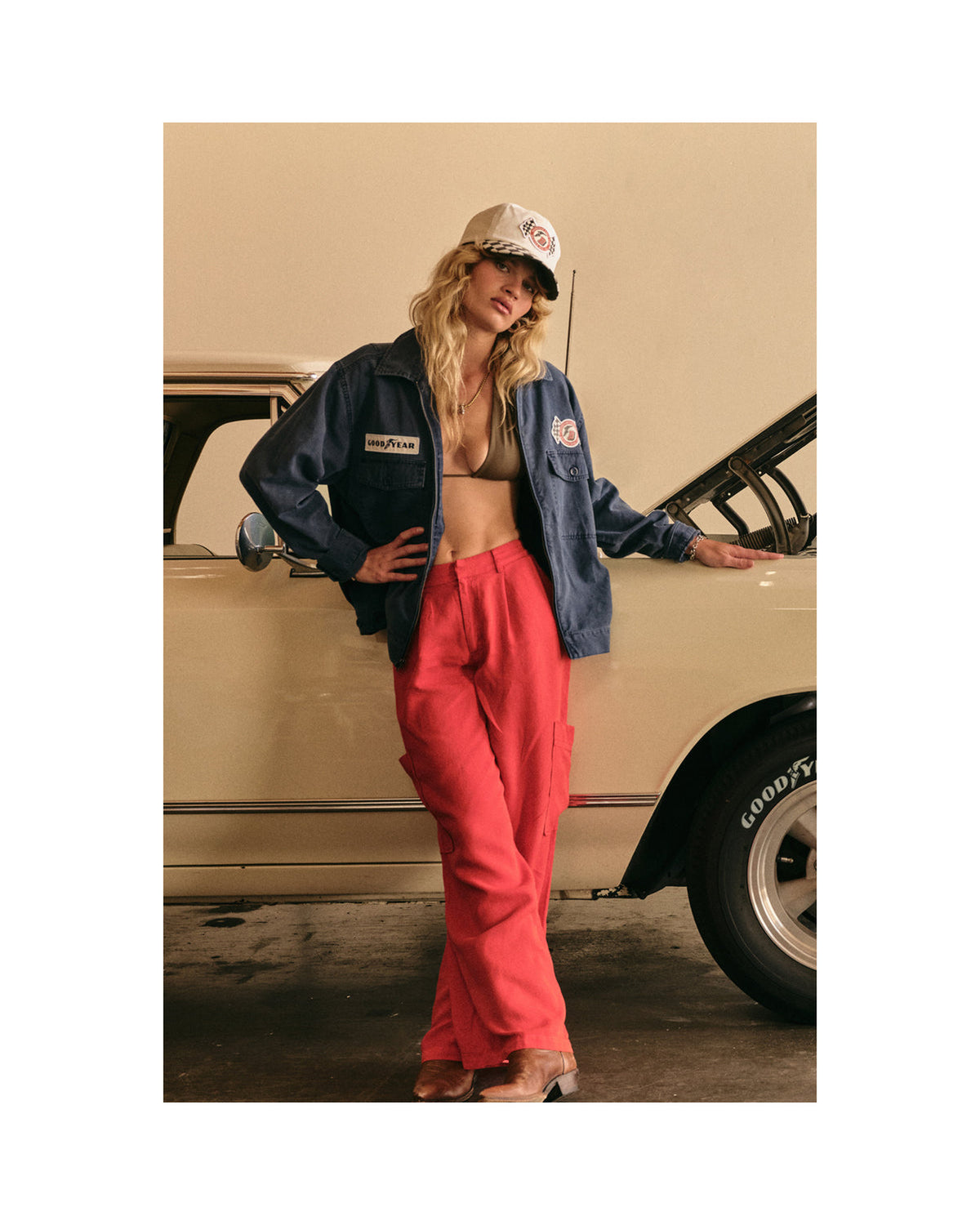 GOODYEAR SPEEDWAY HP SNAPBACK - OFF WHITE