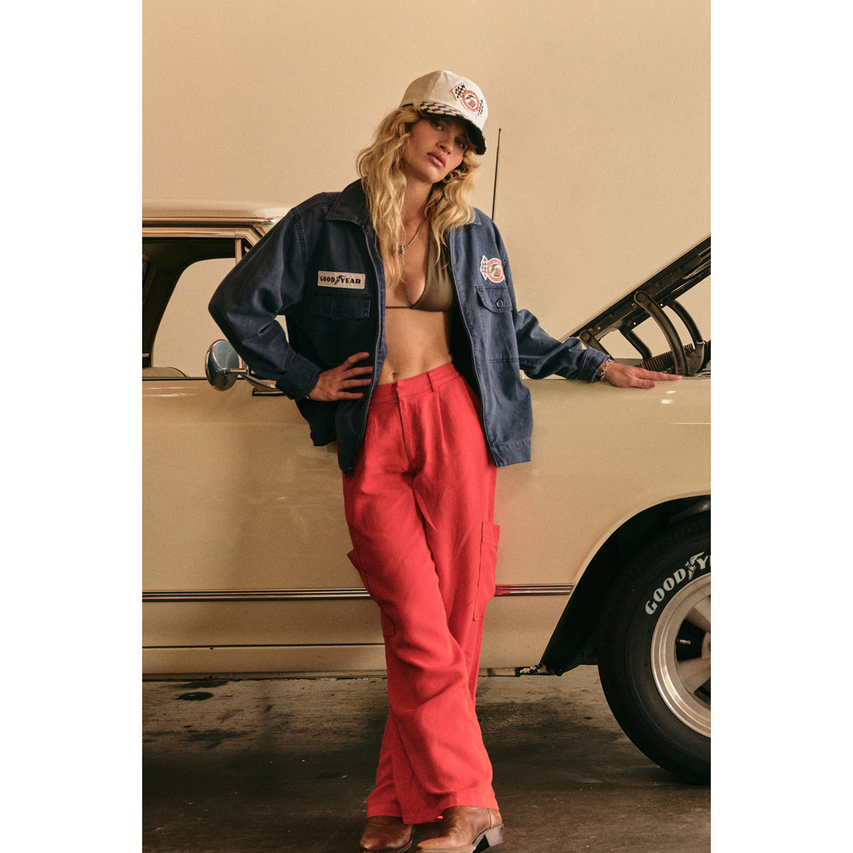 GOODYEAR SPEEDWAY HP SNAPBACK - OFF WHITE