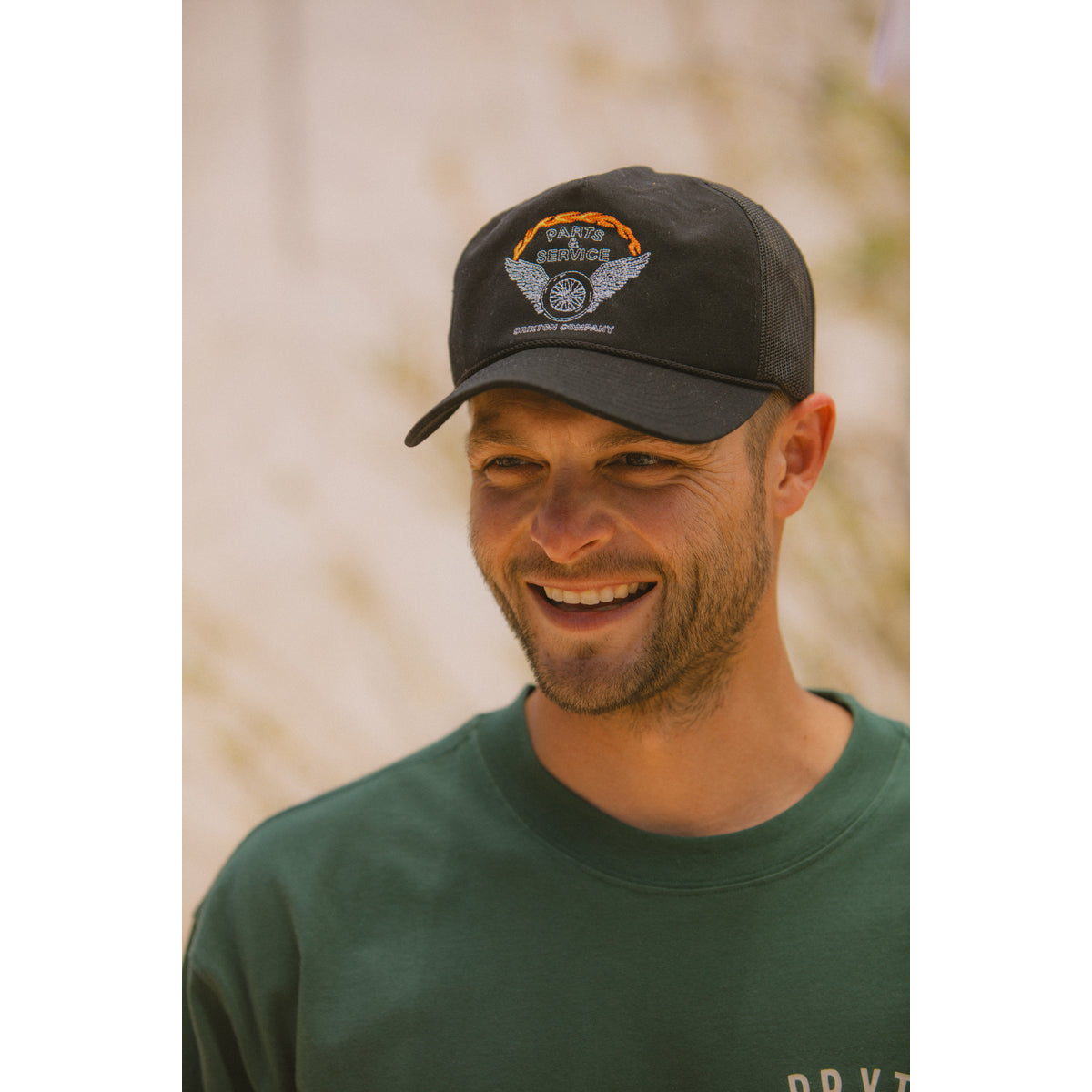 LEEWAY MP TRUCKER HAT - BLACK/BLACK