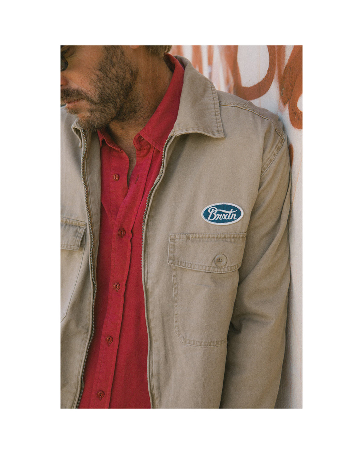 TRADEMARK LW GARAGE JKT - WASHED KHAKI